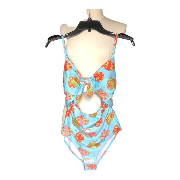 ModCloth x Marisol Muro NWT Whimsical Retro Chic Siena One-Piece Swimsuit Large - Picture 4 of 15